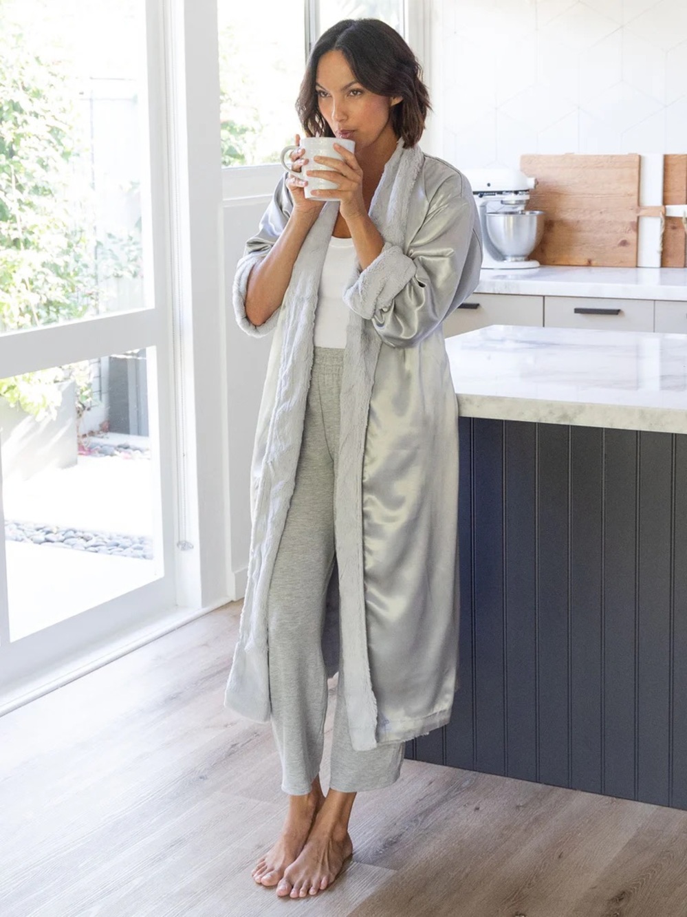 Little Giraffe Luxe Satin Robe